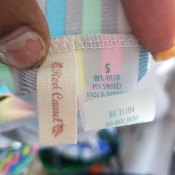 Red Camel Women's Stripe Backless Tank Top Size S - Picture 3 of 4